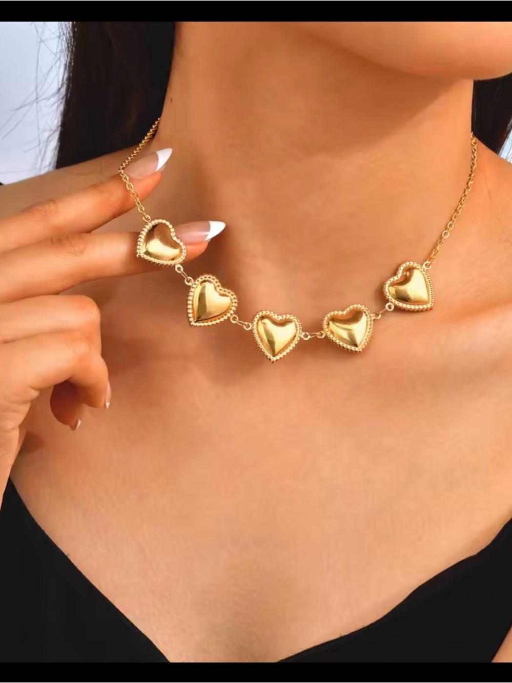 Waterproof gold plated stainless steel Necklace